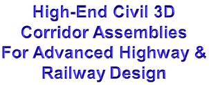 Civil 3D - High-End Assemblies for Advanced Roadway & Railway Designs