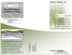 SiteOps 3D Training - Harken-Reidar, Inc. is an Authorized Training Center for SiteOps - CLICK to Download Brochure